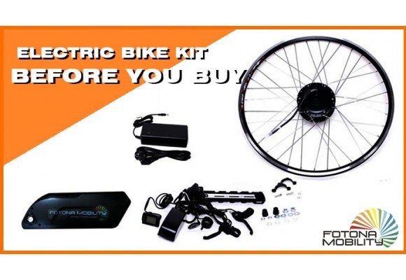 Things you Should Know Before Buying an Electric Kit for your Bike.