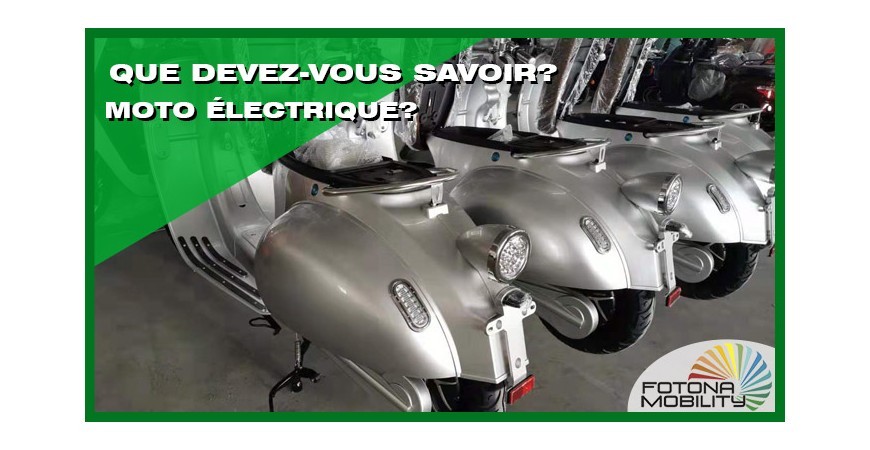 Pourquoi acheter une moto électrique ? Que devez-vous savoir ?